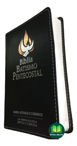 Bíblia Batismo Pentecostal De Estudo Com Harpa | Arc | Preta