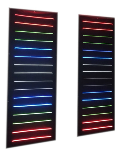 Cortina De Led 2 Bandeiras Neon 90x250 Cm