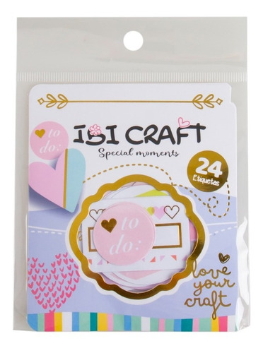 Etiquetas Autoadhesivas Foil Craft X 24 Ibi Craft Modelos