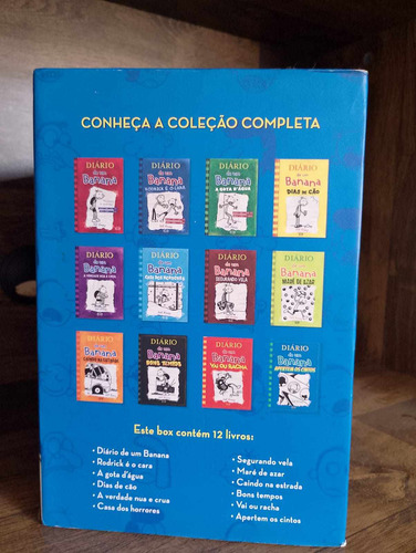 Livro Diário De Um Banana Box Com 12 Livros Capa Dura