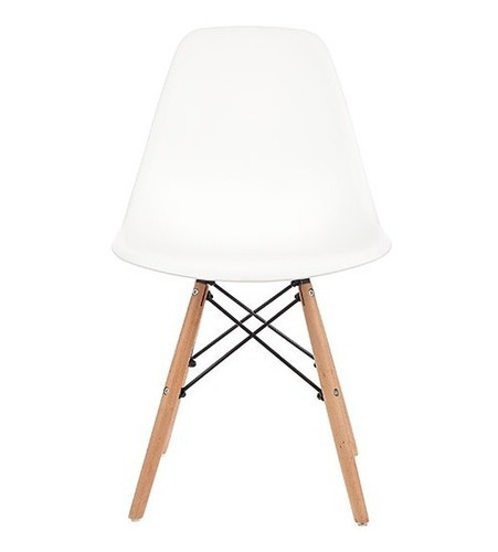 Imagen 2 de 4 de Silla de comedor Garden Life Eames, estructura color blanco, 4 unidades