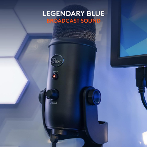 Micrófono Usb Blue Yeti Para Pc, Mac, Juegos, Grabación, ...