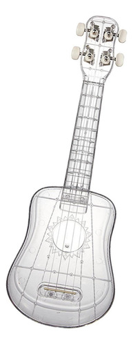 Bass Folk Full Pack Transparente Mini Guitarra De Una Sola