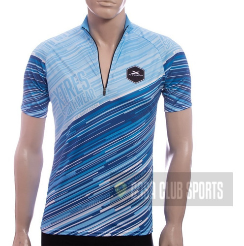 Imagen 1 de 8 de Remera Ciclismo Jersey Ciclista Estilo Clásico Bolsillos
