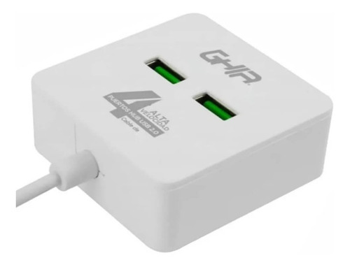 Concentrador Hub Multi Puerto Usb 4 Transferencia Datos Ghia