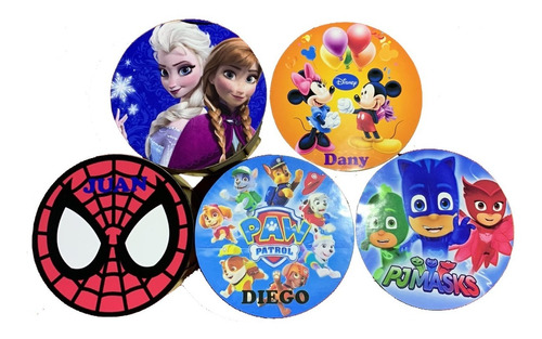 Dulceros Personalizados Infantiles Para Ninos Economicos Mdf