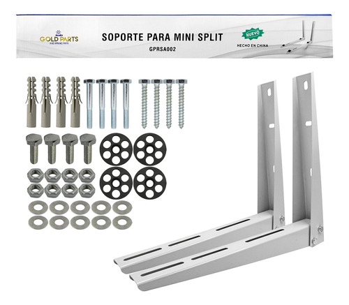 Base Soporte Pared Condensador Minisplit 1 Y 1.5tn Goldparts