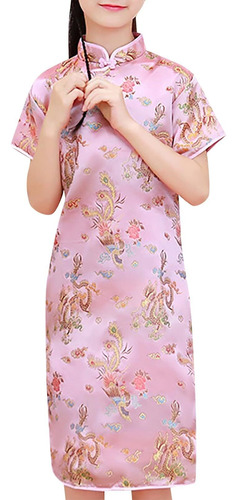 Ropa Tradicional China Para Niños Y Niñas, Vestido