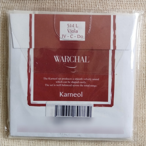 Juego De Cuerdas Para Viola, Warchal Karneol, Largas, 510l