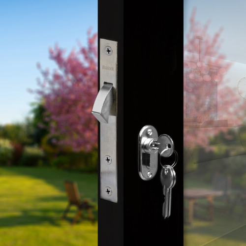 Cerradura Chapa Puerta Corrediza Embutir Cisa Picolo M 30mm Color Negro