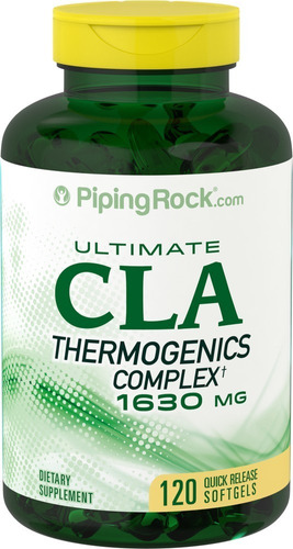 Ultimate Cla, Complejo Termogénico 1630mg, 120 Cápsulas 