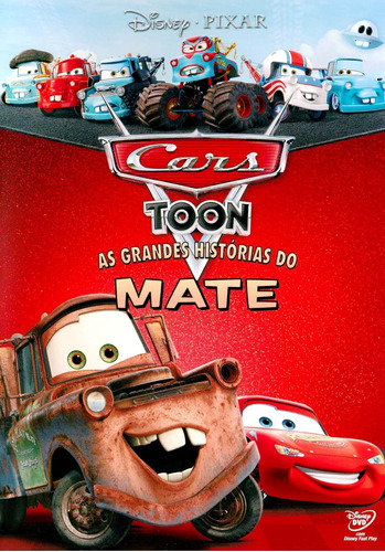 Dvd Disney Pixar - Cars Toon -  As Grandes Histórias Do Mate