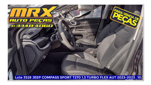 Sucata Jeep Compass Sport T270 1.3 Turbo Flex Aut 2023