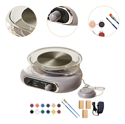 Mini Kit De Rueda De Cerámica, Máquina Para Hacer Gris