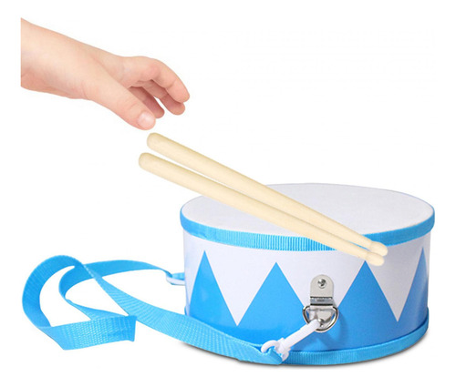 Juego De Tambor For Niños De 8 Pulgadas, Tambor De Azul
