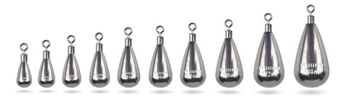 10 Pack Tungsten Free Rig Tear Drop Shot Weights,free Rig Fi
