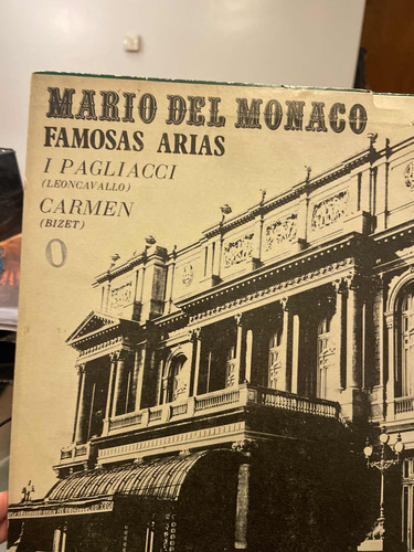 Mario Del Monaco -famosas Arias -vinilo (Usado)