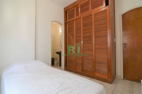 Imagem 9 de 26 de Apartamento Frente Ao Mar, Vista Ao Mar, Área De Lazer, 4 Dormitórios Sendo 4 Suítes, 2 Vagas De Garagem, Astúrias, Guarujá. - Ap3480