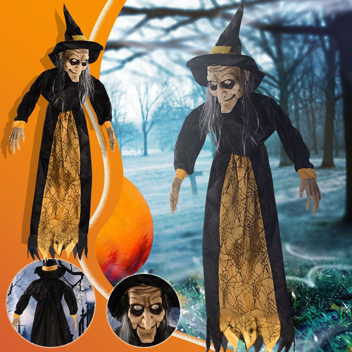 W Halloween, Terror Controlado Por Voz, Juguetes de brujas eléctricas para As Show