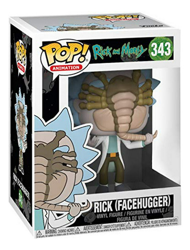 Funko And Morty-rick Facehuggher Figurine, Multicoloured, 28