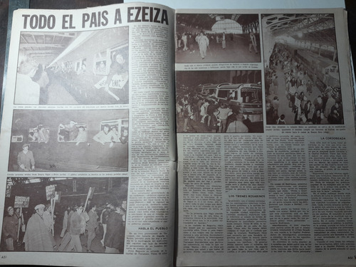 Regreso De Peron A La Argentina 20 De Junio 1973 Historico (Usado)