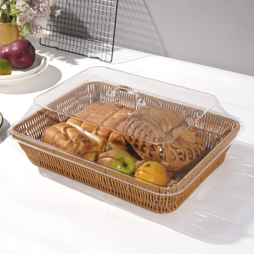 Cesta De Pan, Tejida, Cesta De Desayuno Multiusos, Medio