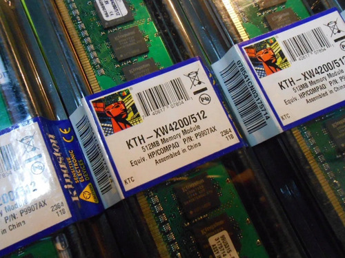 Memoria Kingston Kth-xw4200/512 Ddr2 512mb Pc2-3200 En Caja (Usado)