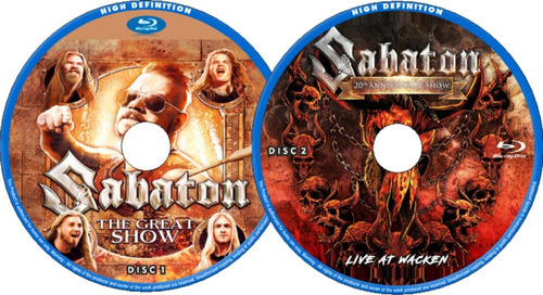 Sabaton The Great Show / 20th Anniversary Show / 2 Blu-ray