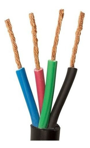Cabo Flexível Pp Extensão 4x2,5mm Rolo Com 25 Metros 