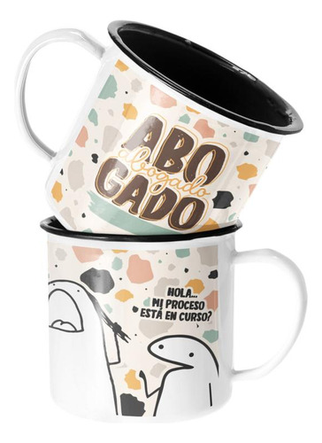 Taza Enlozada Lechera Abogado Regalo Abogado Profesion