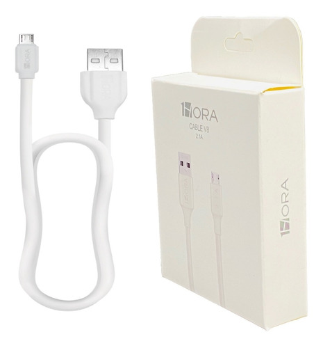 50 Cables 1hora 2.1a V8 Micro Usb 1m Rudo Carga Rápida Datos