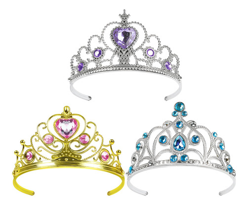 Set De Tiara Con Forma De Corona De Princesa Bibuty Para Niñ