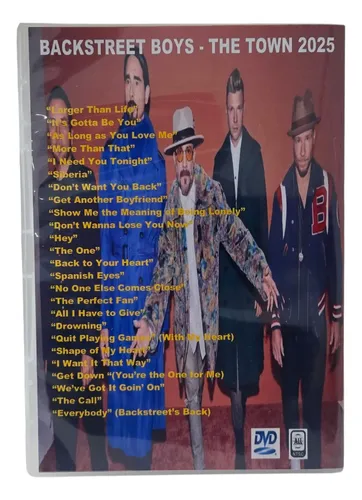 Dvd Backstreet Boys Ao Vivo The Town 2025 | MercadoLivre