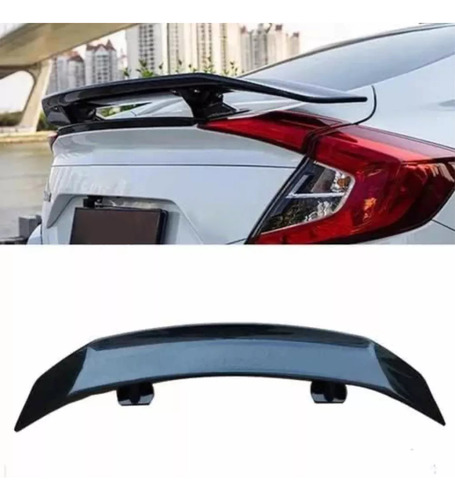 Aleron Tuning Cola Pato Negro Para Mitsubishi Lancer 2004
