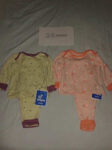 Pijama Ovejita Niña Talla 0-3 Meses