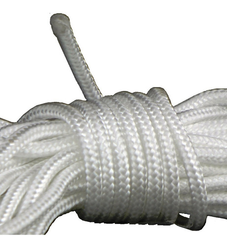 Imagen 2 de 10 de 100m Soga Cuerda Cabo 4mm Poliester Nautica Camping Exterior
