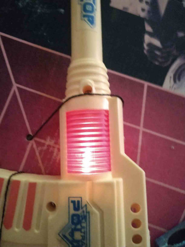 Antiguo Juguete Fusil Con Luz,de Robocop Año 1988 (Usado)