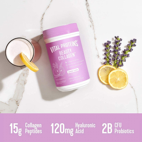 Imagen 3 de 5 de Vital Proteins Beauty Collagen - Limon Lavanda 255g (9.0oz)