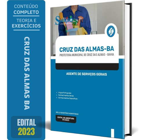 Apostila Prefeitura Cruz Das Almas Ba 2024 Agente Serviços