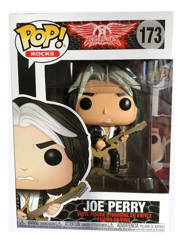 Funko Pop! Rocks: Aerosmith - Joe Perry – Sammlerfigur, Ca. 9,5 Cm | Offizielles Merchandise, Vinyl