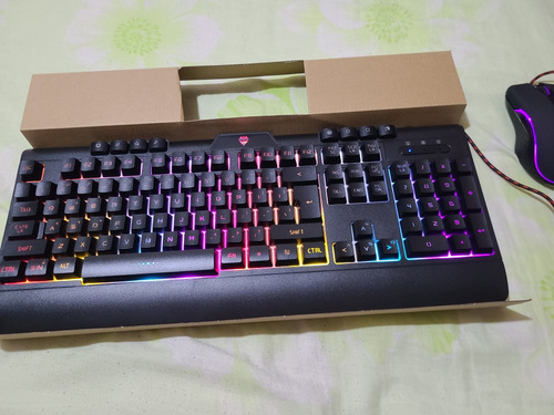 Combo De Teclado Y Maus Rgb