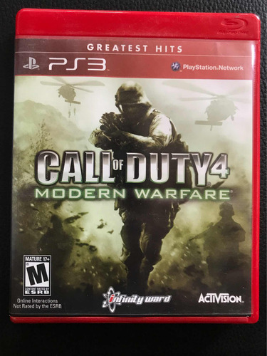 Jogo Call Of Duty 4: Modern Warfare Ps3