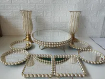 Comprar Kit 9 Peças Pedrarias ( 2 Vasos 1 Boleira 6 Bandejas+espelho