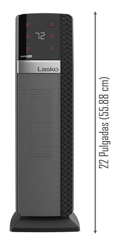Imagen 2 de 7 de Calentador De Torre De Cerámica Digital Lasko 1500w Control