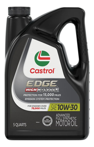 Aceite Castrol Edge 10w30 Alto Kilometraje Garrafa 4.73lt