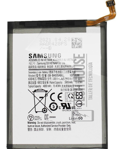 Imagen 1 de 6 de Bateria Samsung A20 A30 A50 2019 Eb-ba505abu Original