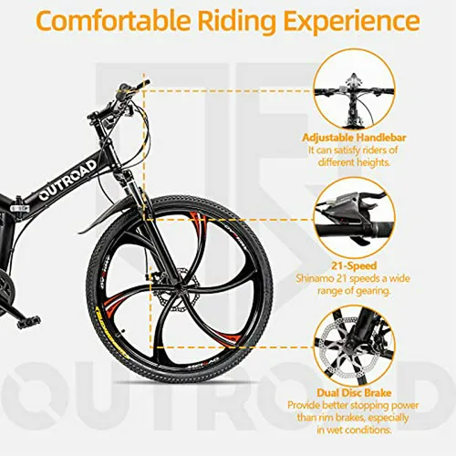 Bicicletas Plegables Para Adultos De 26 Pulgadas-bicicletas