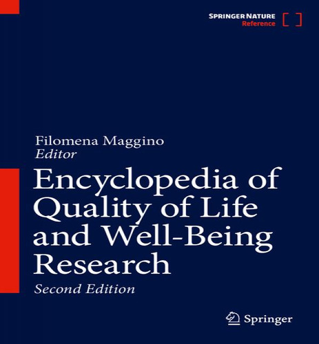 Libro Encyclopedia Of Quality Of Life And Well-being Rese...