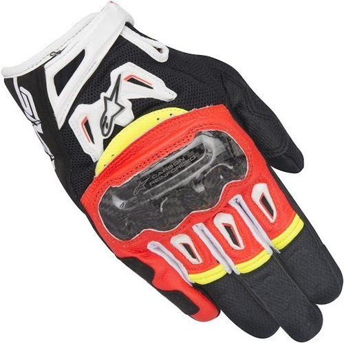 Guantes Alpinestars Pista Verano Smx 2 Air Carbon Moto Delta