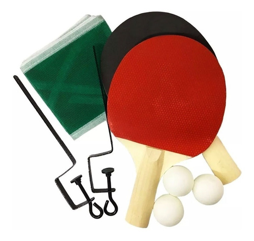 Set Paletas De Ping Pong Pelotas Y Red Tm1 An7700 Ttm